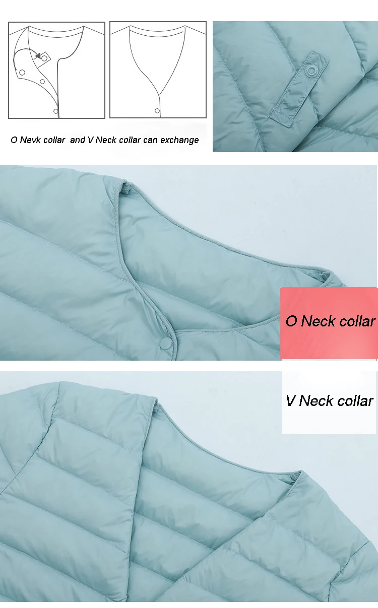Woman Ultra Light Down Jacket Portable Parka Matte Fabric Casual Duck Down Coat Warm Liner Lightweight Outwear Good Quality 5