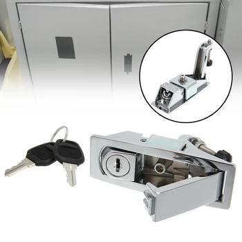 

Mayitr 1set Latch Lock Kit Battery Box Tool Box For Peterbilt 386 387 Models C233213 Accessories Parts