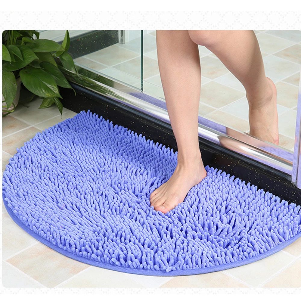 Semi Circle Water Uptake Non Slip Door Mat Entrance D Shape Half Moon Rug US Semi Circle Water Uptake Non Slip Door Mat Entrance D Shape Half Moon Rug US