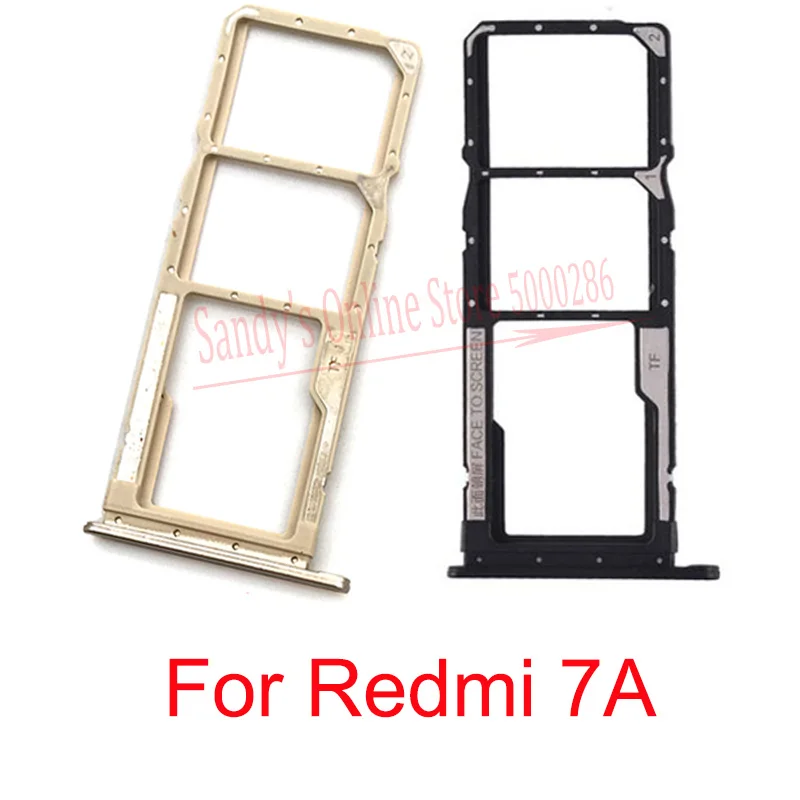 Новый лоток для Sim карты гнездовой адаптер Xiaomi Redmi 7A слот Micro SD/Sim держатель