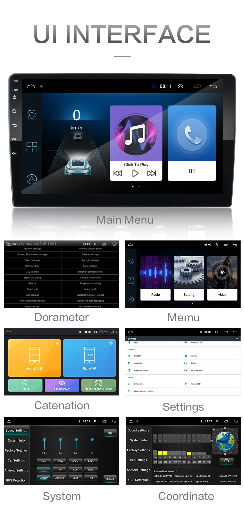 2 din Android 8,1 GO Автомобильный мультимедийный плеер для KIA Форте Cerato 2 2008 2009 2010 2011 2012 2013 автомобиль радио gps навигации 32G Встроенная память