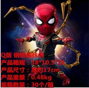 

New Voice Anime Wei Universe Diffuse House Genuine Mobile Iron And Steel Spider-Man Garage Kit Model Doll Decoration