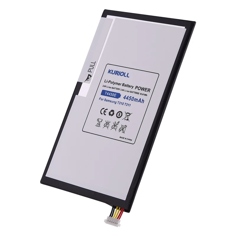 Аккумулятор T4450E для samsung Galaxy Tab 3 8,0 T310 T311 T315, сменный аккумулятор 4450 мАч, настоящая емкость, планшет