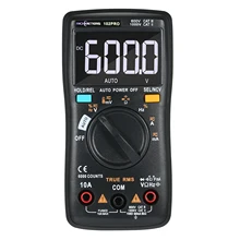 RM102Pro multimetro digitale Auto 6000 conta retroilluminazione AC/DC voltmetro resistenza capacità temperatura multimetro Tester