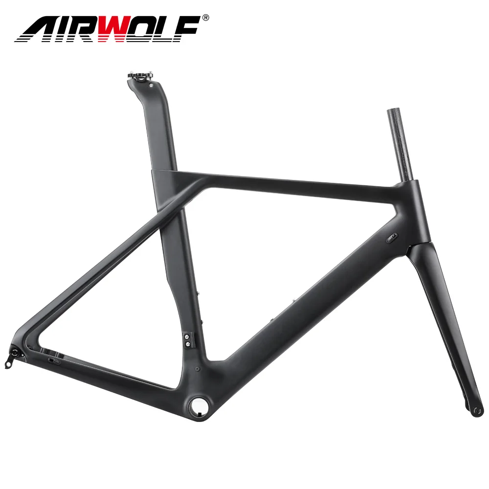 Airwolf шоссейный углеродный диск размер кадра в 49/52/54/56 см Bicicleta углерода велосипед рама полный toray(торэй) T1000 карбоновая рама, дорожный