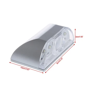 

PIR Infrared IR Wireless Auto Sensor Motion Detector Keyhole Light 4 LED Lamp