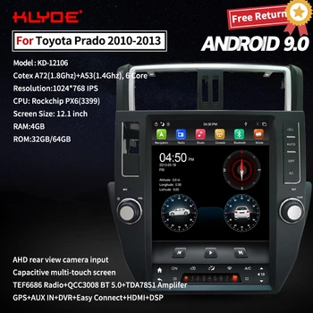 

Klyde Tesla Style Screen Car Radio Head Unit For Toyota REIZ 2010-2013 GPS Navigation Android 9 Recorder Multimedia Player