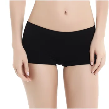 

Summer Women Boyshorts Pants Women's Stretch Seamless Boy Shorts Mid-length Safety Boxer Briefs Safety Underwear Boxer Brief