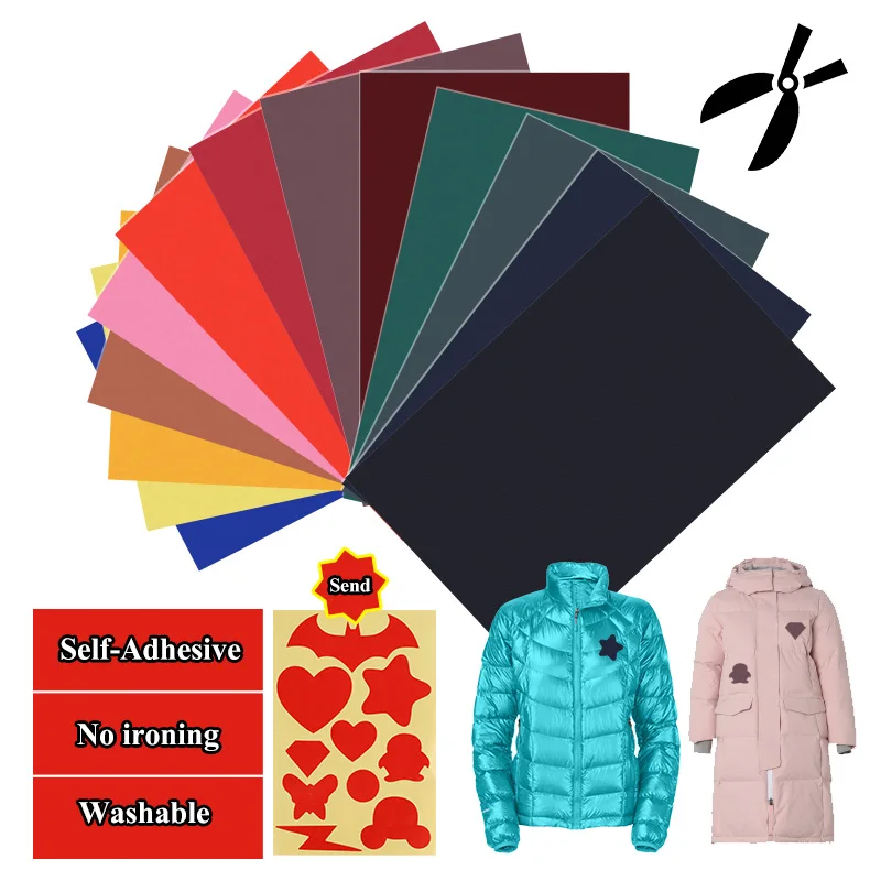 Skystuff Lot De 45 Patchs De Réparation En Nylon Auto-adhésifs Pour