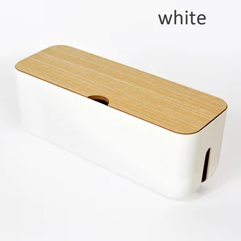 

Wire Storage Box Anti-Dust Electrical Outlet Bins Household Supplies Case For Organizing Charger Socket Cables Tidy Organizer