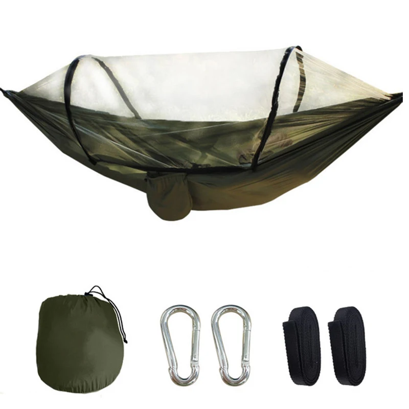 

Hammock Swing Bed 1-2Person Parachute Hammocks Max Load 300KG for Outdoor Camping Swings Parachute cloth