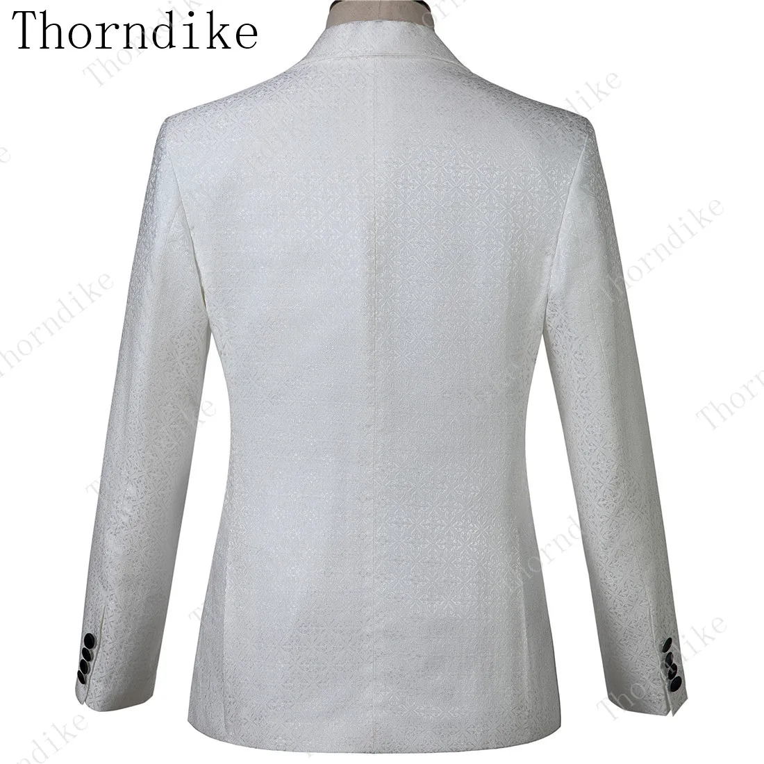 Thorndike мужской костюм высокого качества костюмы для мужчин s Slim Fit элегантное жаккардовое костюмы для мужчин s Vintge Terno Masculino Traje Hombre формальный выпускной