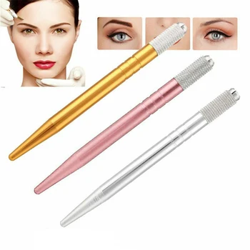 

3Pcs/set Eyebrow Tattoo Microblading Pen Permanent Tattoo Eyebrow Manual Pen Tattoo Machine Makeup Tool