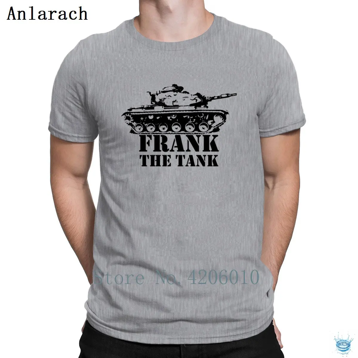 Frank The Tank футболка дизайнер веб-сайт Мужская футболка хип-хоп Топ наряд весна осень Anlarach хлопок