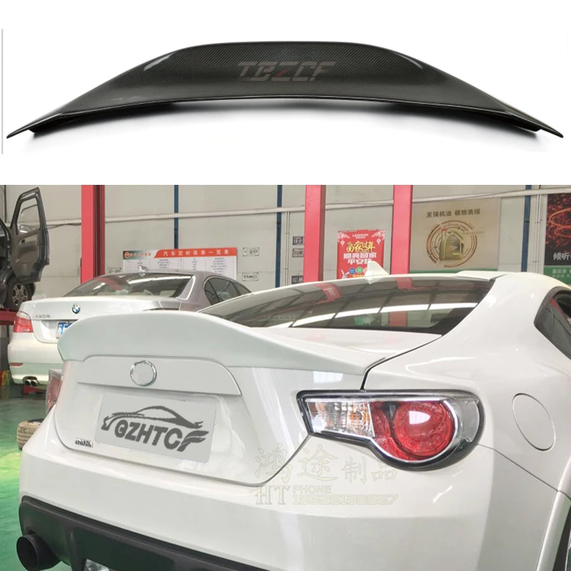 Subaru BRZ для хвостовой части автомобиля машина коробочного типа frp праймер и карбоновый спойлер из материала для Toyota GT86 2012 2013