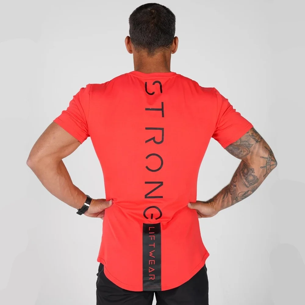 Men's Fitness Workout Streetwear T Shirt Men's Fitness Apparel, Men's