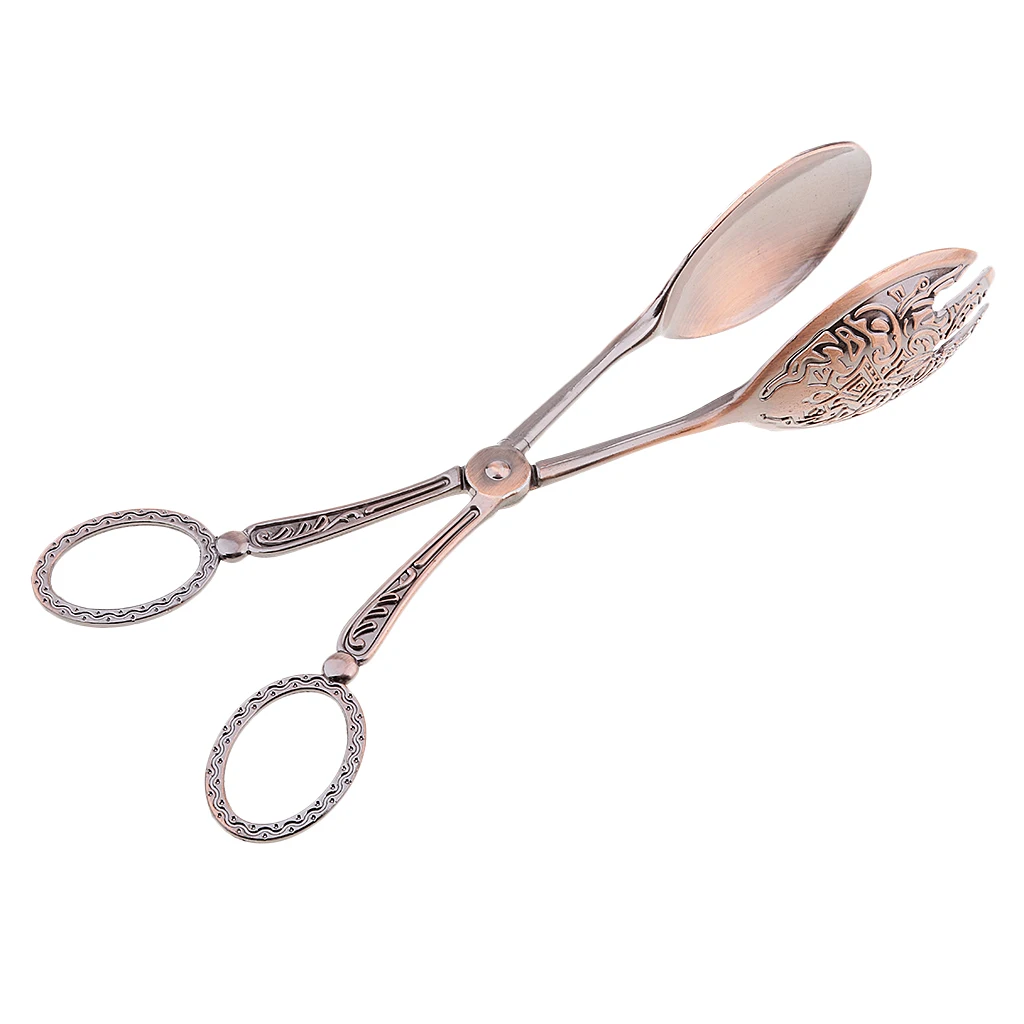 Buffet Tongs Stainless Steel Buffet Party Catering Serving Tongs Kitchen Tongs Salad Tongs Cake Tongs Bread Tongs