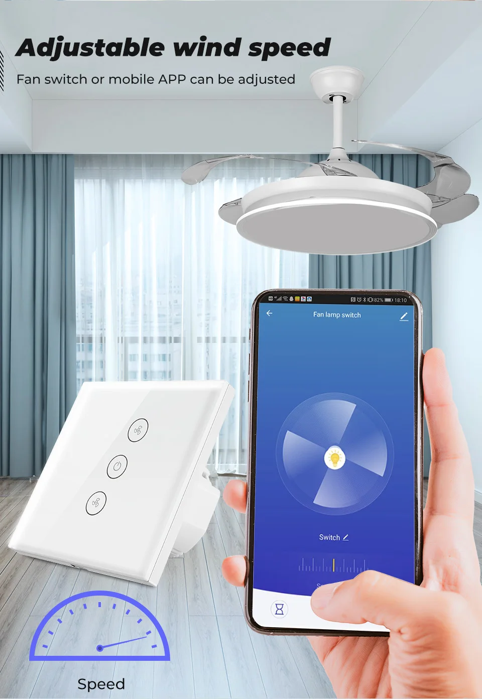 EU Smart Life, Temporizador Remoto, Speed Wall,