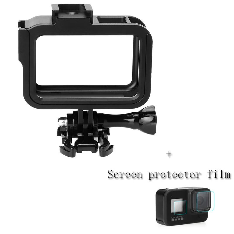 CNC алюминиевый защитный корпус чехол рамка для GoPro Hero 8 Go Pro спортивная Экшн камера