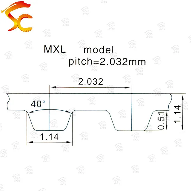 Ochoos High Quality MXL Timing Belt B300 MXL Width 6mm 10mm Teeth 300 Synchronous Belt Width: 10mm, Number of Pcs: 5pcs