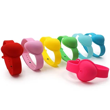 

Portable Silicone Wristband Soap Dispenser Outdoor Travel Refillable Liquid Hand Wash Gel Lotion Hand Sanitizer Bracelet