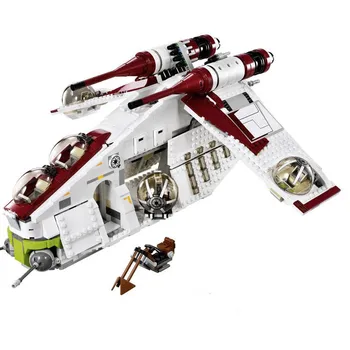 

Building Blocks Star Set Wars MOC 75021-1 Republic Gunship Technic Diy Toy Boys Bricks Toys Christmas Educational Gifts