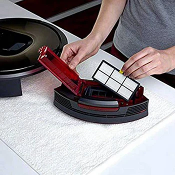 

Hot Filter Dust Collection Box Filter Box Collector Dust Bin Filter Set for IRobot Roomba 800 900 Series 870 860 880 885 960 980