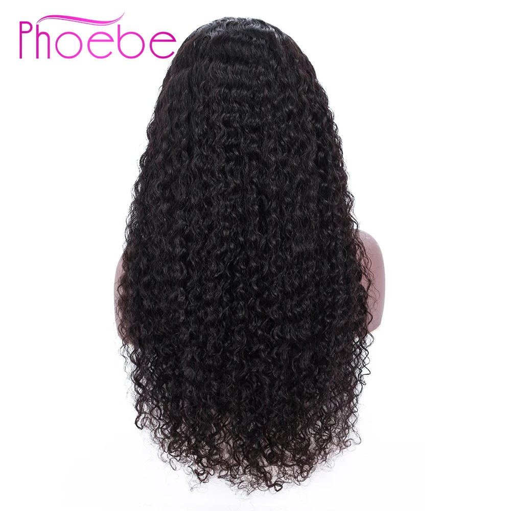 

Phoebe 13x4 Kinky Curly Lace Front Wig Human Hair Wigs With Baby Hair For Black Women Malaysia Non-Remy Pre-Plucked 150% Density