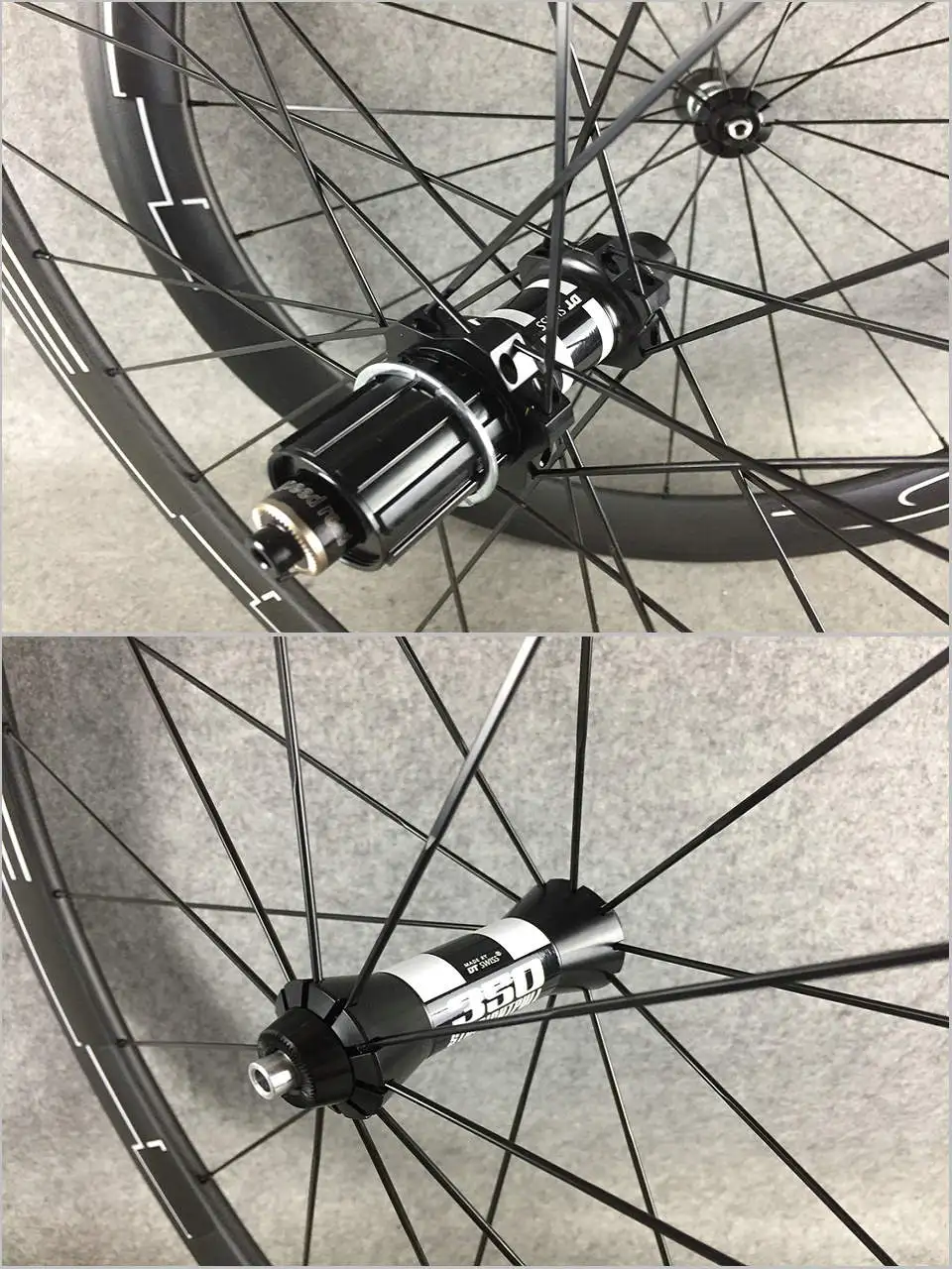 Белые Полые лого Colnago колеса велосипеда 3 к Глянцевая клинчер 50 мм Углеродные шоссейные колеса велосипеда с 23 мм ширина r13 керамические втулки - Цвет: With DT 350 hub