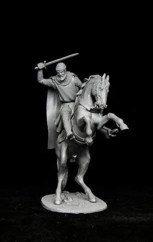 

Classic Character 1/32 54 MM Knights Templar Miniatures Unpainted DIY Assembling Static Figure Resin GK Model Kits Collection