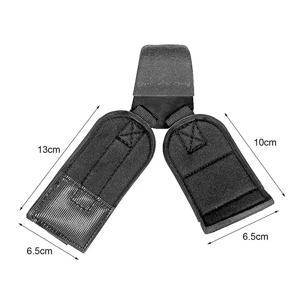 1 Pair Weight Lifting Hook Gym Fitness Weightlifting Non-slip Heavy Duty Steel Strong Load Capacity Wrist Strap Hook for Pull-up weight lifting wrist straps weight lifting hooks