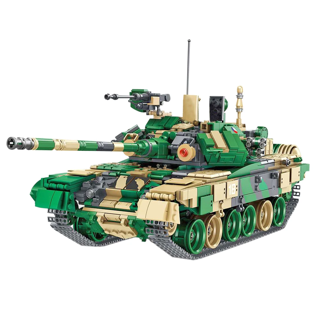 

1773Pcs WW2 Swat Russia T90 Main Battle Tank Weapons Small Particle Building Blocks Educational Toy Set