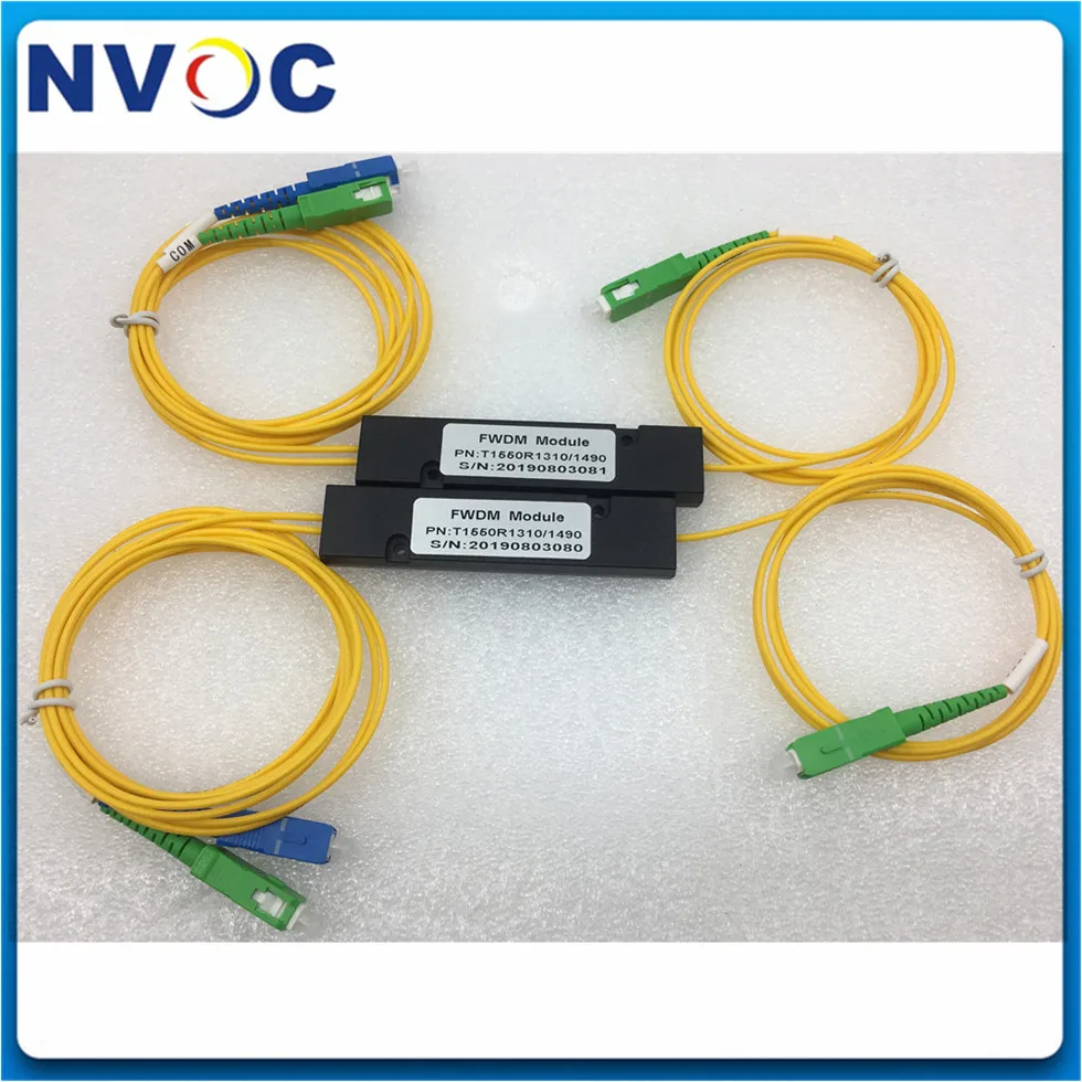 5 шт./лот 3 порта EPON мм 1 м ABS коробка SC/APC T1490 R1310/1550 FWDM модульный фильтр разделитель