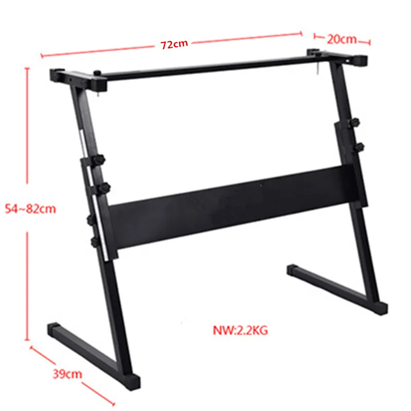 

Z Type Height Adjustable Keyboard Stand 61 Key Electronic Keyboard 54 Key 44 Key Only Children Musical Instrument Toy Gift Kinde