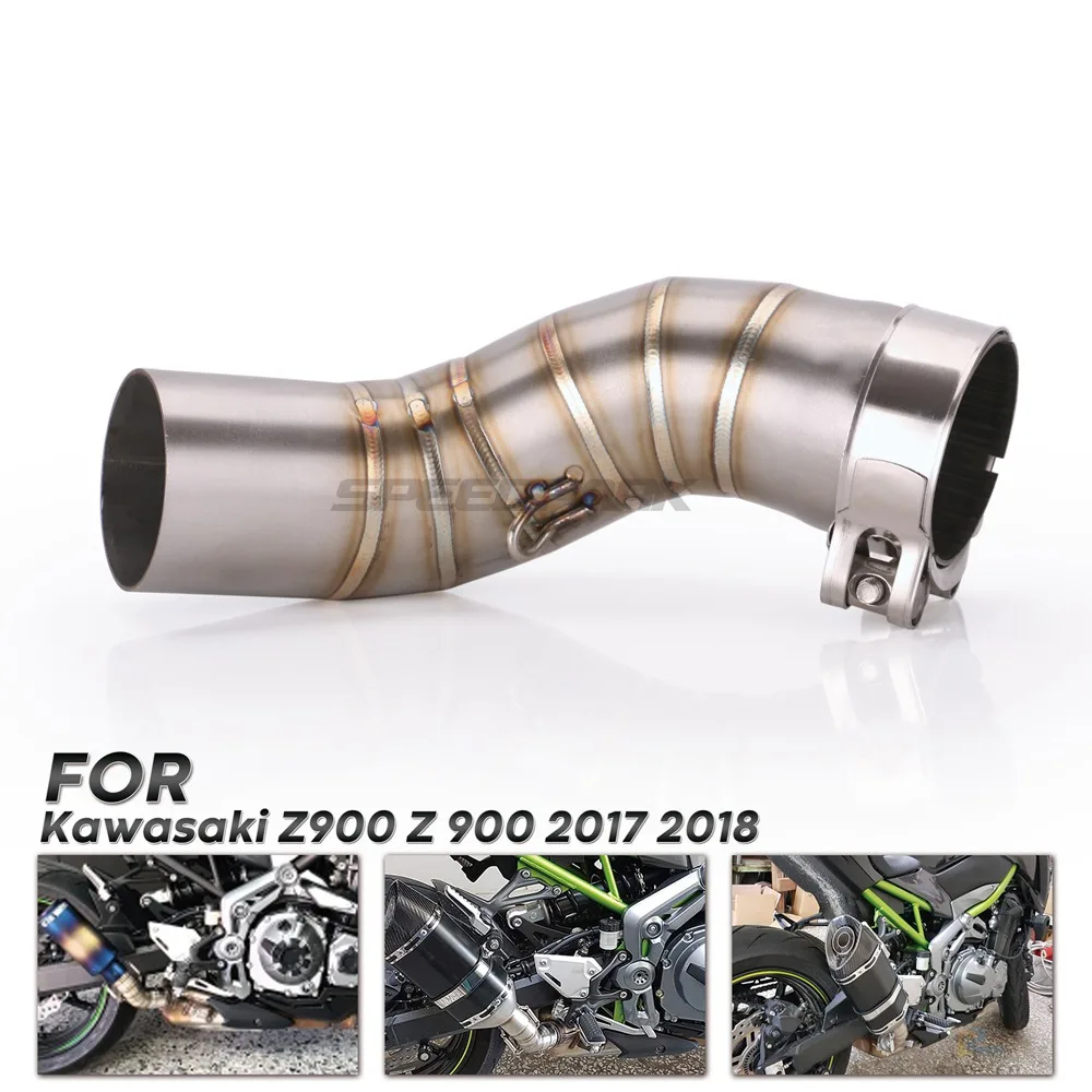Полная выхлопная система мотоцикла средняя труба соединение для Kawasaki Z900 выхлопная система без глушителя