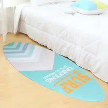 Onefeng спортивный синий ковер для серфинга ковер в форме доски для серфинга внутренний открытый коврик моющийся домашний декоративный коврик