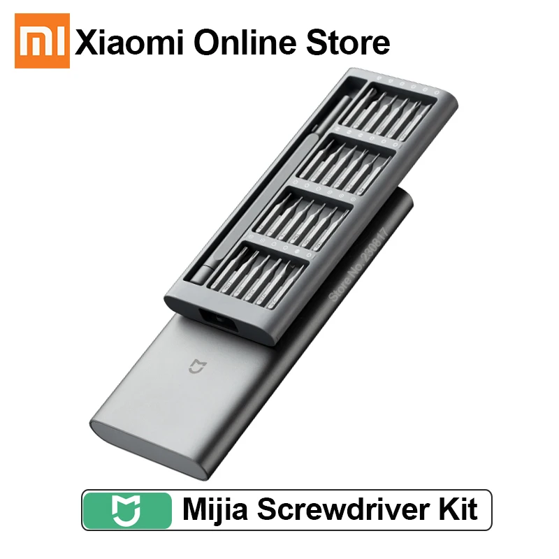 Набор отверток Xiaomi Mijia Wiha, ежедневное использование, 24 прецизионные магнитные биты, отвертка Mi, умный дом, набор, AL Box|Смарт-гаджеты|   | АлиЭкспресс - Инструмент