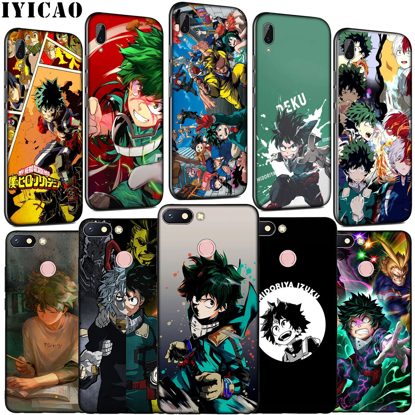 My Hero Academy Anime girl Soft Silicone Phone Case for Xiaomi Redmi Note 8 8T 8A 7 7A 6 6A 5 5A K30 K20 Pro GO S2 Cover |