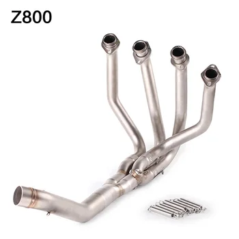 

Complete Exhaust System For Kawasaki Z800 Ninja 800 2013-2016 Motorcycle Front Mid Link Pipe Muffler Silencer Pipe