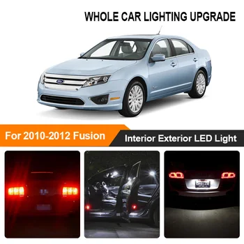

White Amber Red Car Bulbs Exterior Interior LED Light For Ford Fusion 2010 2011 2012 Reverse Brake Parking Turn Signal Lamp