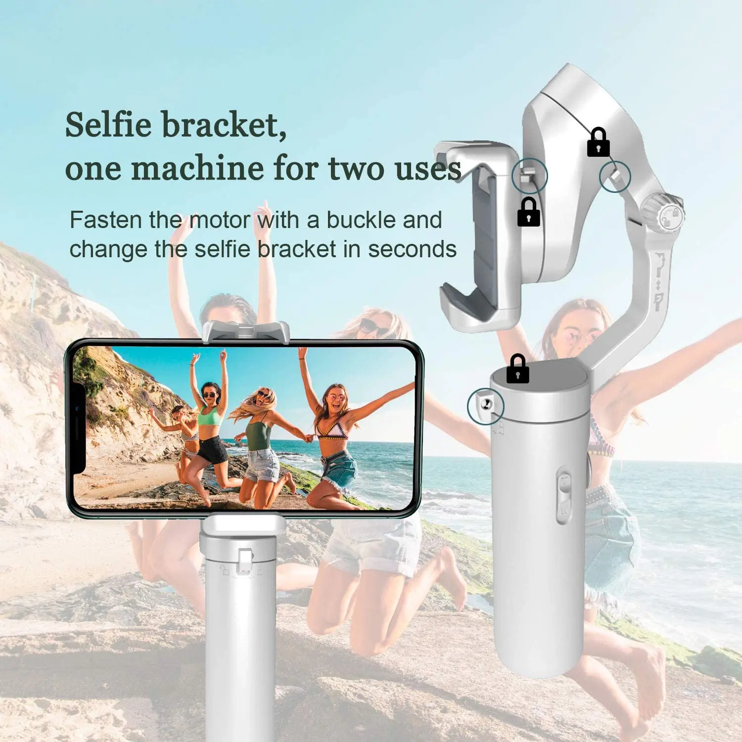 Hohem iSteady X - 3-Axis 0.5 lbs Lightweight