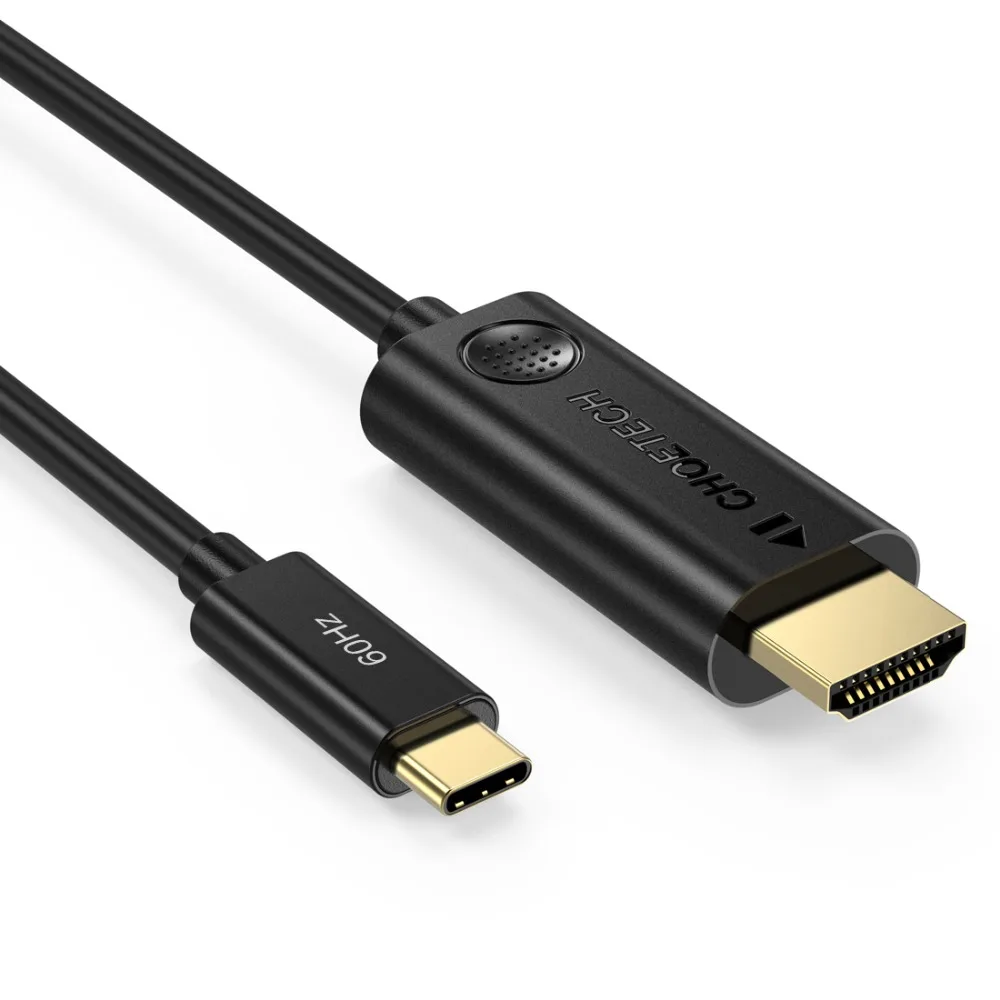 CHOETECH USB C к HDMI кабель 4 k@ 60 Гц 1,8 м для MacBook Pro/Air/iPad Pro совместимый Thunderbolt 3 usb type C к HDMI кабель