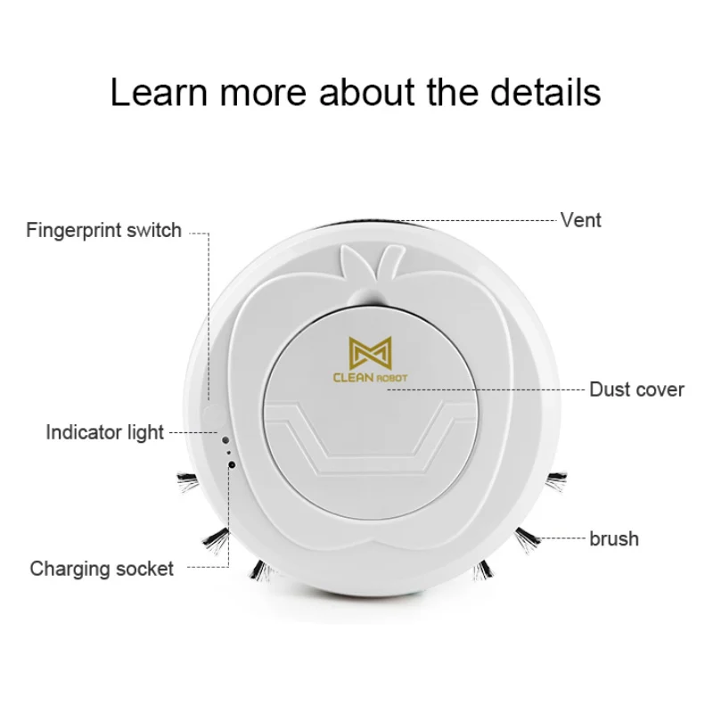 Многофункциональный подметальный робот с зарядкой от usb автоматическая