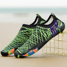 Aqua shoes/; водонепроницаемая обувь; Мужские дышащие пляжные тапочки; женская обувь для плавания; носки для дайвинга; Tenis Masculino