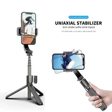 Roreta handheld cardan estabilizador celular gravação de vídeo smartphone cardan com obturador bluetooth para câmera ação telefone