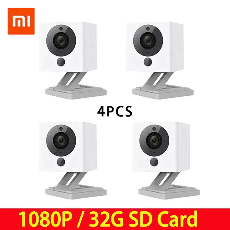 Original Mijia Xiaofang 110 Degree F2.0 8X 1080P Digital Zoom Smart Camera IP WIFI Wireless Camaras | Электроника