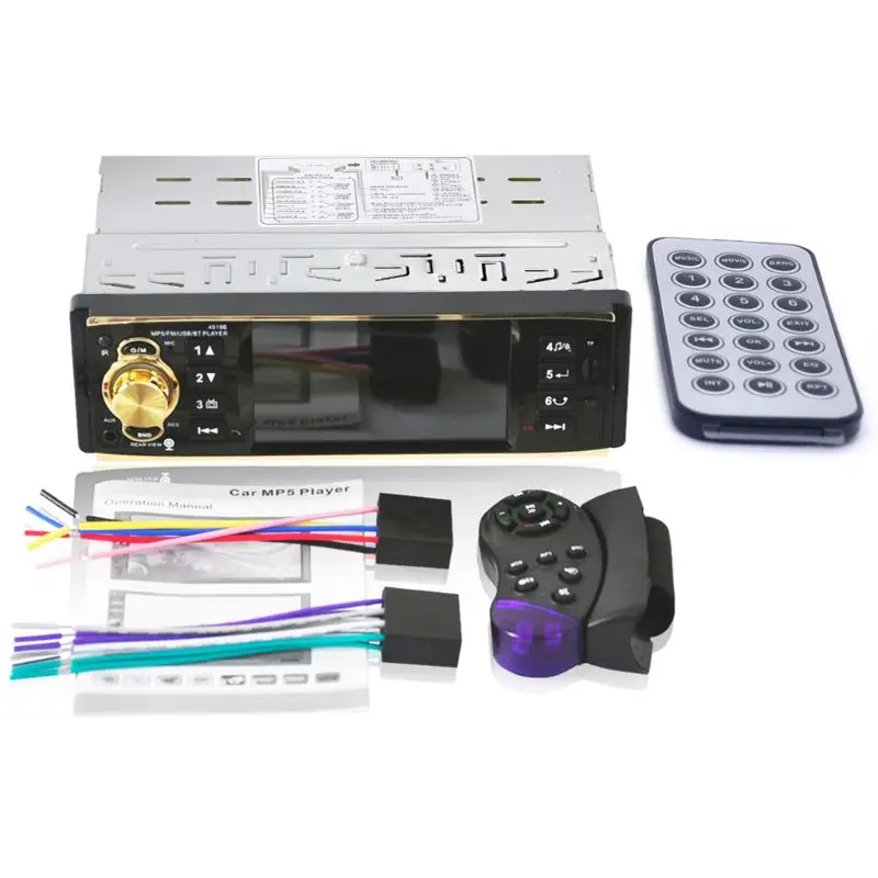 Новинка 4,1 дюймов 4019B автомобильный Радио MP5 плеер 1 Din HD 800*480 Bluetooth
