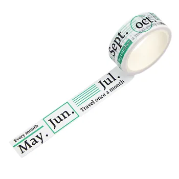 

20pcs/lot April Hand Account Washi Tape Album Diary Decoration DIY Colorful Tape Stationery Adhesive Tape AL2677