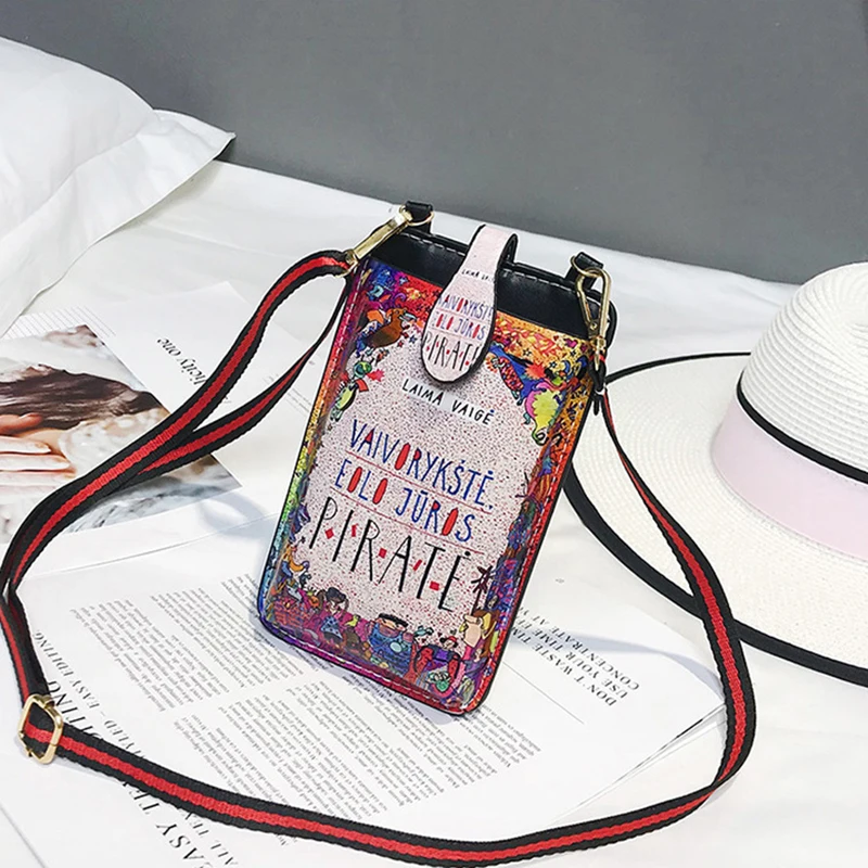 Кожаная сумка для сотового телефона с карманом на плечо, бумажником с принтом, чехлом, шейным ремешком для samsung для iPhone для huawei для Xiaomi