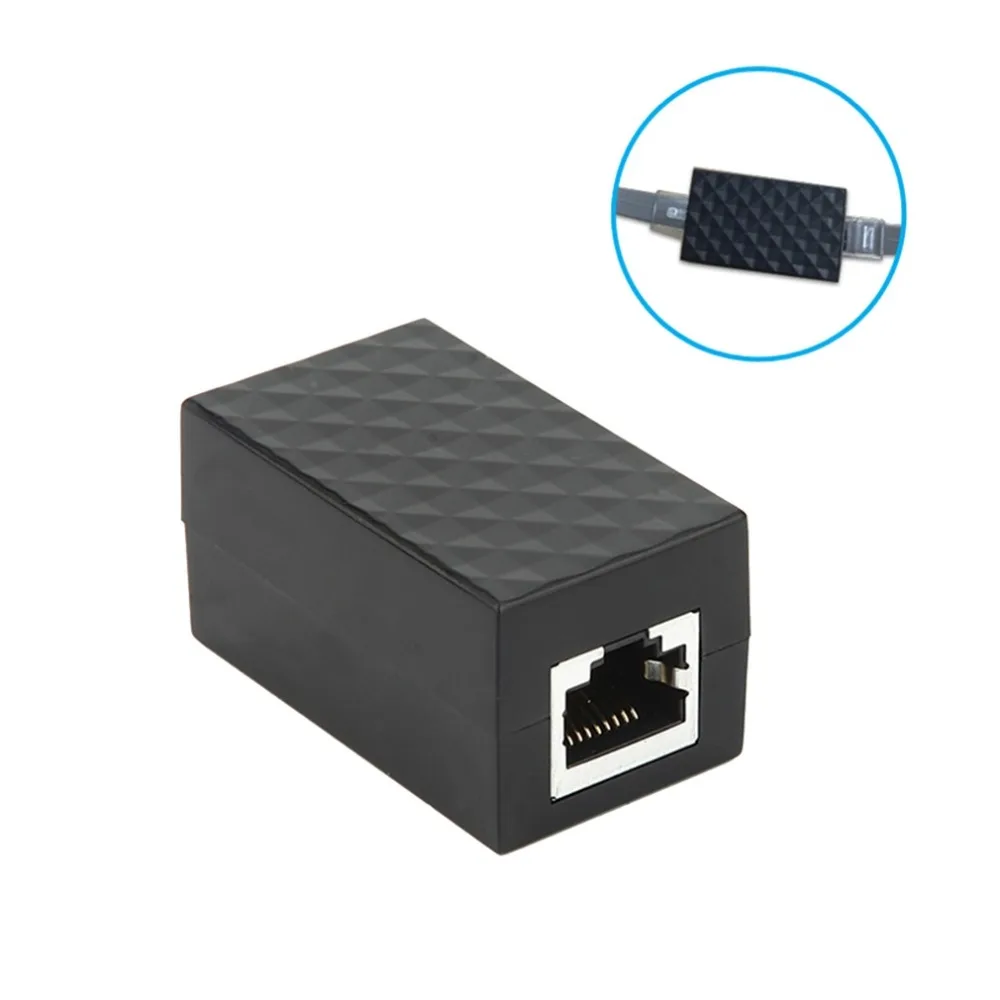 DIEWU RJ45 сеть через интерфейс молниеносный сетевой соединитель расширителя кабель Соединительный разъем для телефона компьютера